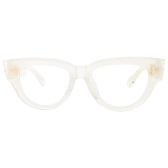 NEW VALENTINO EYEGLASSES ESSENTIAL-III  VLX-125C CAT EYE WOMEN WHITE EYEWEAR - Picture 2 of 3